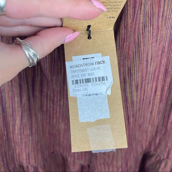 Frye "Space Dye Ikat" Midi Dress NWT - Picture 6 of 9